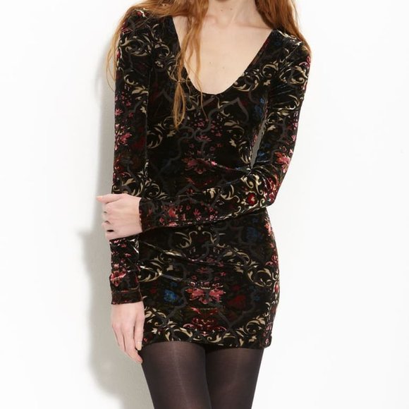 Free People Dresses & Skirts - Free People velvet burn out dress